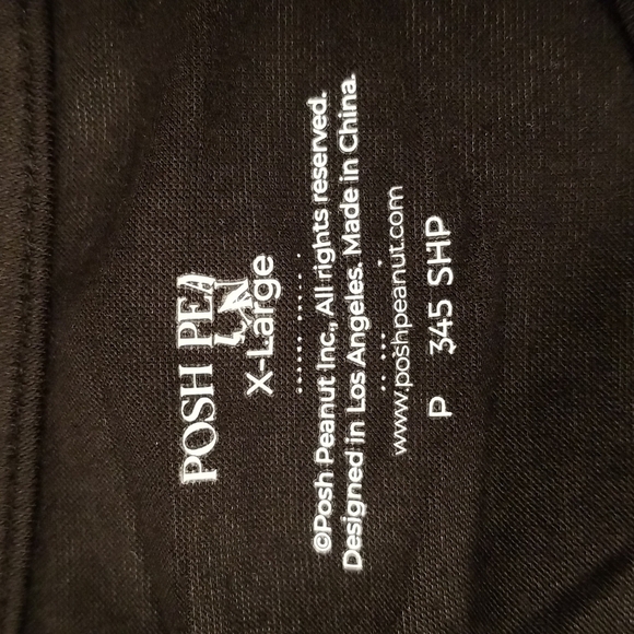 POSH PEANUT Men's Short Sleeve Loungewear Set ~ Dante Zebra Print XL NWOT - Picture 6 of 8